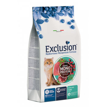 Exclusion Сухой корм для стерилизованных котов Тунец 1,5 кг