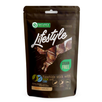 Nature\'s Protection Лакомства для собак Lifestyle Snacks рулеты Утка и Треска 75 г