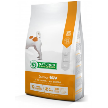 Nature\'s Protection Сухой корм для щенков Junior All Breeds Птица 2 кг