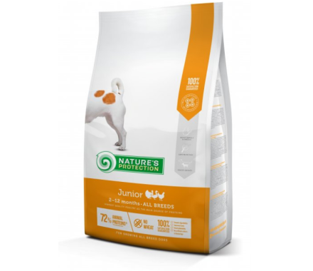 Nature\'s Protection Сухой корм для щенков Junior All Breeds Птица 2 кг