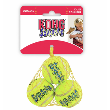 Kong Squaakair Balls toy for Dog Tennis Balls with XS 3 Pieces