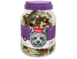Wanpy Лакомства для собак Косточки-гантельки с вяленой уткой и кальцием 1,2 кг
