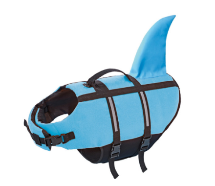 Nobby Жилет рятувальний для собак Sharki Swimming XS 25 см блакитний