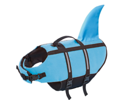 Nobby Жилет рятувальний для собак Sharki Swimming L 40 см блакитний