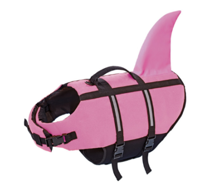 Nobby Жилет рятувальний для собак Sharki Swimming XL 45 см рожевий