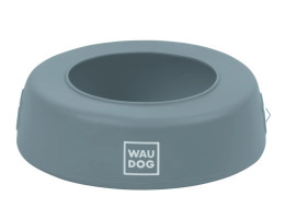Waudog Silicone Миска-непроливайка для собак 750 мл серая