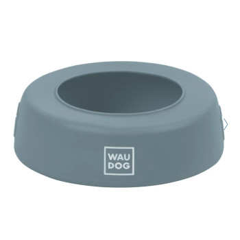 Waudog Silicone Миска-непроливайка для собак 750 мл серая