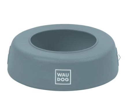 Waudog Silicone Миска-непроливайка для собак 750 мл серая