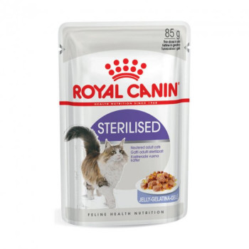 Royal Canin Влажный корм для котов Sterilised Jelly 85 г