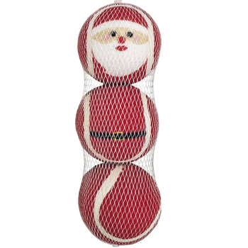 Nobby toy for dogs XMAS Christmas set of tennis balls Santa 3 pcs 6 cm