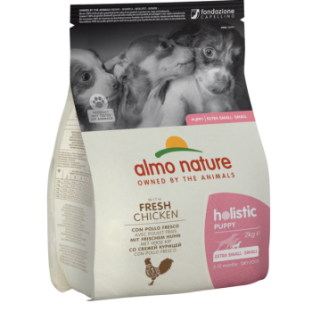 Almo Nature Holistic Сухий корм для щенков малых пород Свежая курица 2 кг