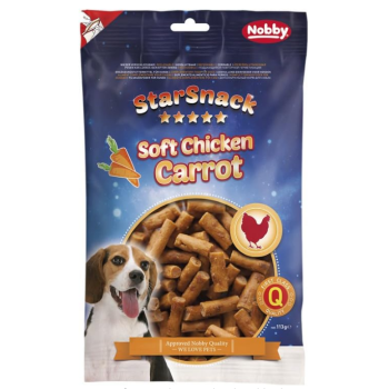 Nobby StarSnack Лакомства для собак Soft Chicken Carrot 113 г