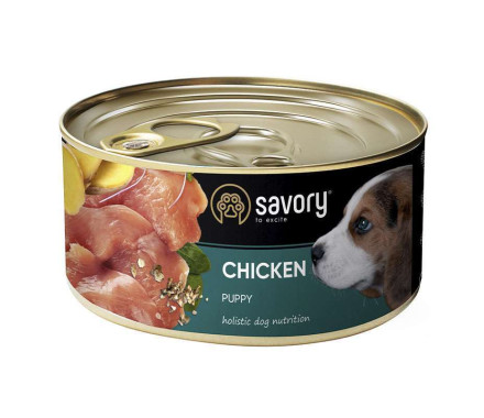 Savory Консерва для щенков Курица 100 г