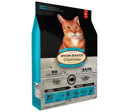 Oven-Baked Tradition Сухой корм для котов Рыба 4,54 кг