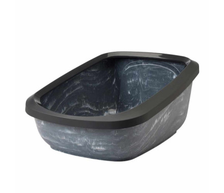 Nobby Туалет для котів Aseo Jumbo Marble з бортиком 67,5x48,5x29 см