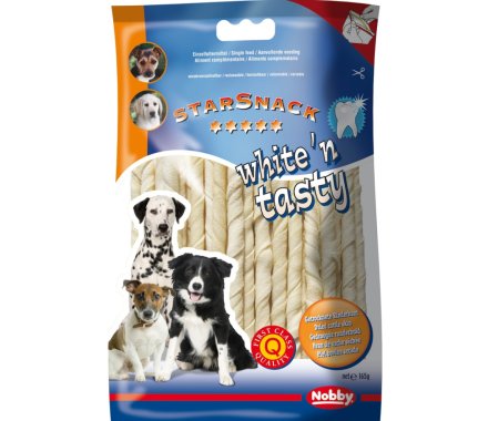 Nobby StarsSnack Жувальні палички White'n Tasty 165 г