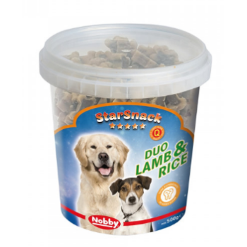 Nobby StarSnack Ласощі для собак Duo Lamd&Rice 500 г