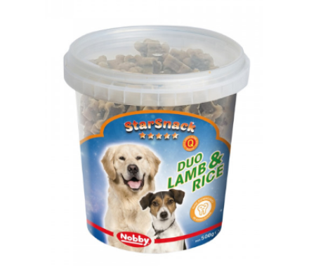 Nobby StarSnack Ласощі для собак Duo Lamd&Rice 500 г