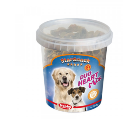 Nobby StarSnack Ласощі для собак Duo Heart mix 500 г