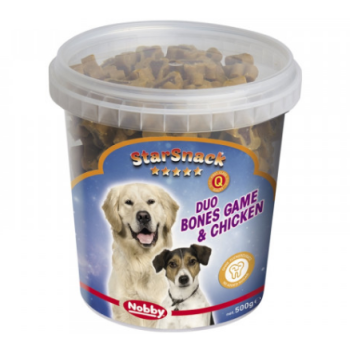 Nobby StarSnack Ласощі для собак Bones Game&Chiken 500 г