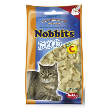 Nobby StarSnack Ласощі для котів Nobbits Milk Снеки з молоком 75 г
