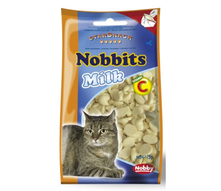 Nobby StarSnack Ласощі для котів Nobbits Milk Снеки з молоком 75 г