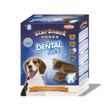 Nobby StarSnack Ласощі для собак Dental Sticks M 4х7 шт 560 г