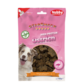Nobby StarSnack Ласощі для собак Ostrich High Protein без глютену 150 г