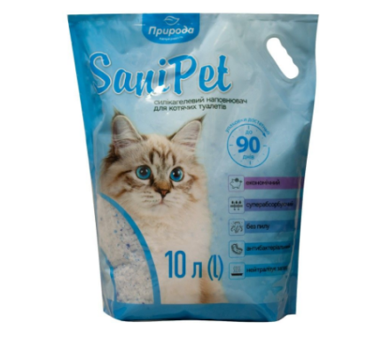 Природа Sani Pet Наполнитель силикагелевый 10 л