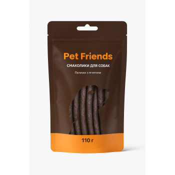 Pet Friends Ласощі для собак Палички з ягня 110 г
