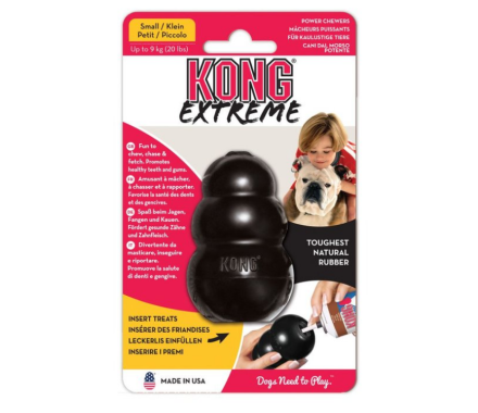 Kong extreme toy for dogs for delicacies s 7.6 cm black