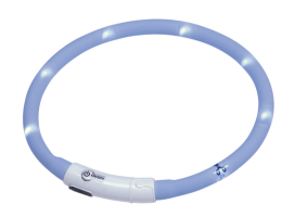 Nobby Ошейник для собак USB Visible 1x45 см голубой