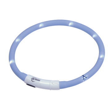Nobby Ошейник для собак USB Visible 1x45 см голубой