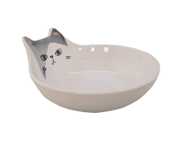 Nobby Миска для котів керамічна Kato 150 мл 12х5,5 см біла