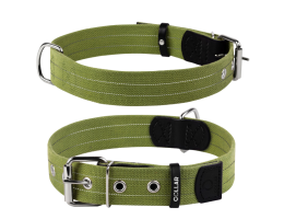 COLLAR Нашийник бавовняна тасьма світловідбиваюча нитка Ш 20 мм Д 31-41 см