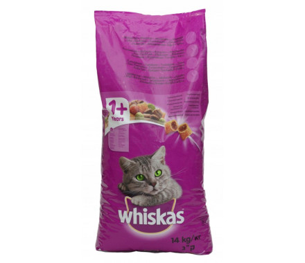 Whiskas Сухой корм для котов Курица 14 кг