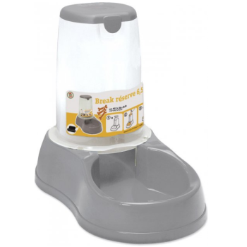 Stefanplast Миска для котів та собак Break Reserve Food 6,5 л сірий