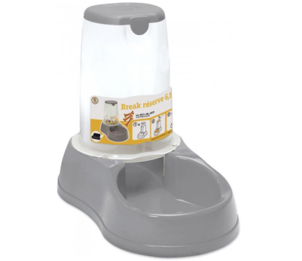 Stefanplast Миска для котів та собак Break Reserve Food 6,5 л сірий