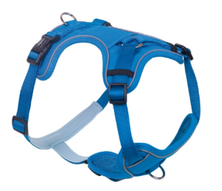 Nobby Шлейка для собак Harness Mailo S 1,5х23-35х45-55 см голубая