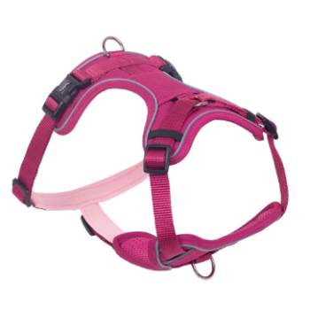Nobby Шлейка для собак Harness Mailo М 2х35-50х60-75 см малиновая