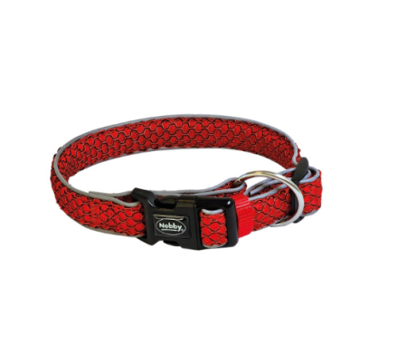 Nobby Ошейник для собак Mesh Air L-LX 3,2х50-65 см красный