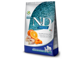 Farmina N&D Grain Free Adult Medium&Maxi Сухой корм для собак Треска с тыквой и апельсином 2,5 кг