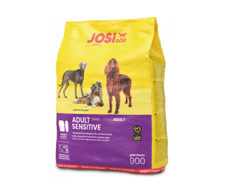 JosiDog Adult Sensitive Сухой корм для собак с чувствительным пищеварением 900 г