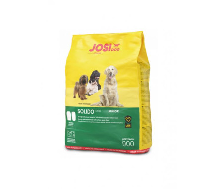 JosiDog Solido Сухой корм для менее активных и пожилых собак 900 г