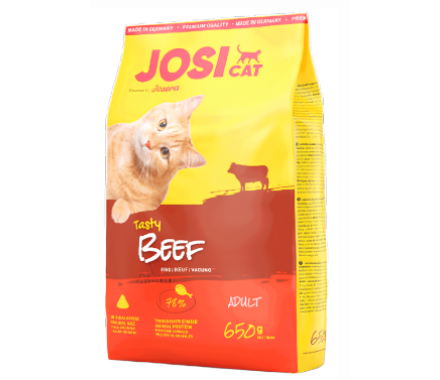 JosiCat Tasty Beef Сухой корм для котов Говядина 650 г