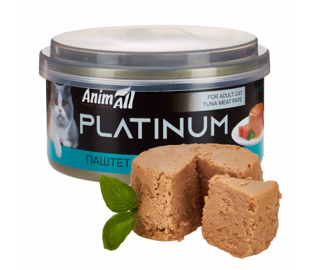AnimAll Cat Platinum Консерва для котів Ніжний паштет з тунця 70 г