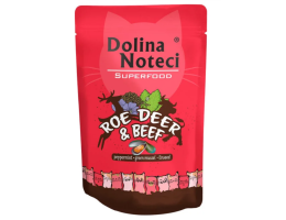 Dolina Noteci Superfood Влажный корм для котов с косулей и говядиной 85 г