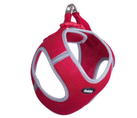 Nobby Шлейка для собак Mesh Delight XS нейлон 1,5х30-35х35-40 см красная