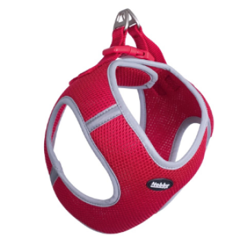 Nobby Шлейка для собак Mesh Delight S нейлон 1,5х30-35х35-40 см красная