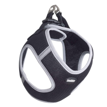 Nobby Шлейка для собак Mesh Delight M нейлон 2х38-43х45-50 см чёрная